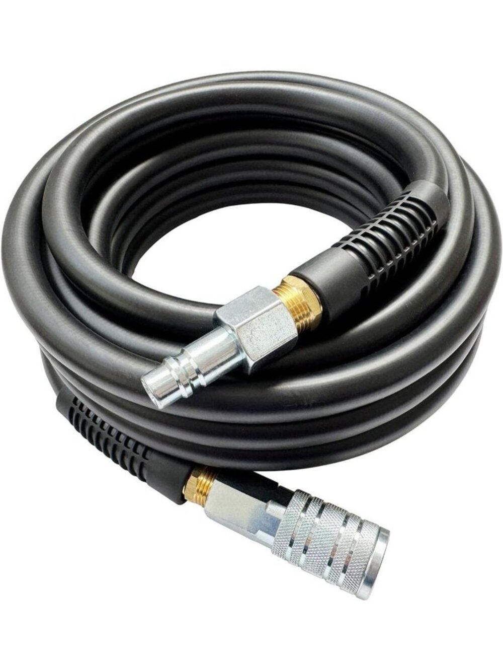 Durable 50FT Hybrid Air Hose 1/2”ID, 1200PSI Burst Pressure, Flexible
